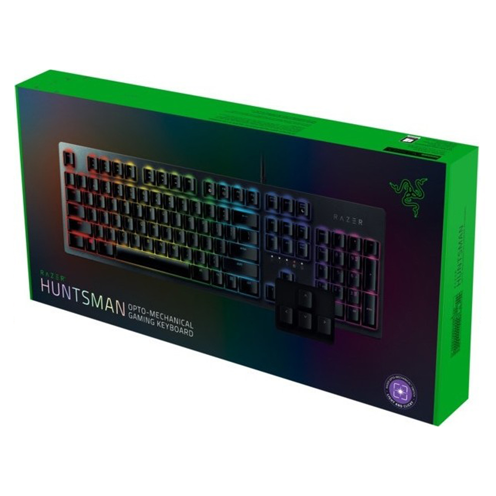 کیبورد گیمینگ باسیم ریزر مدل Huntsman Opto Purple Switch