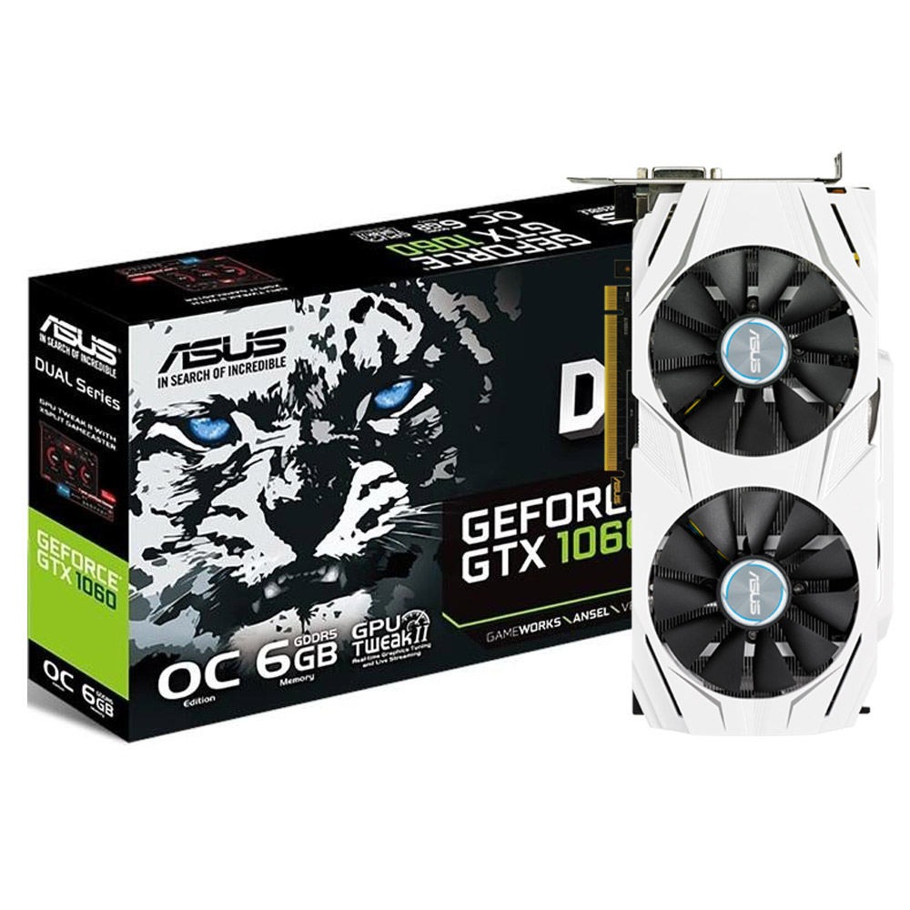 کارت گرافیک ایسوس مدل DUAL-GTX1060-O6G