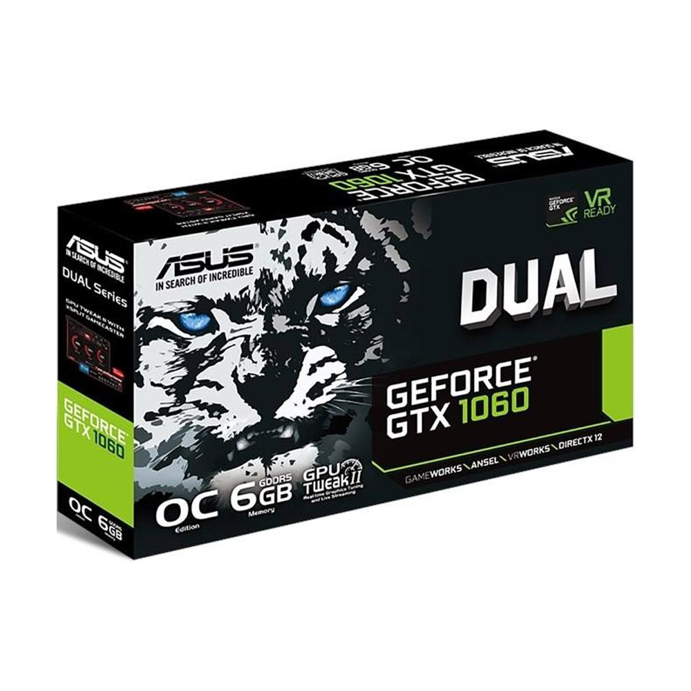 کارت گرافیک ایسوس مدل DUAL-GTX1060-O6G