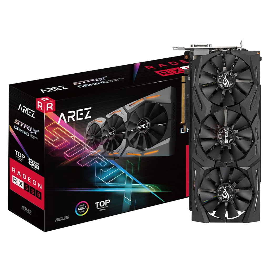 کارت گرافیک ایسوس مدل ROG-STRIX-RX580-T8G-GAMING