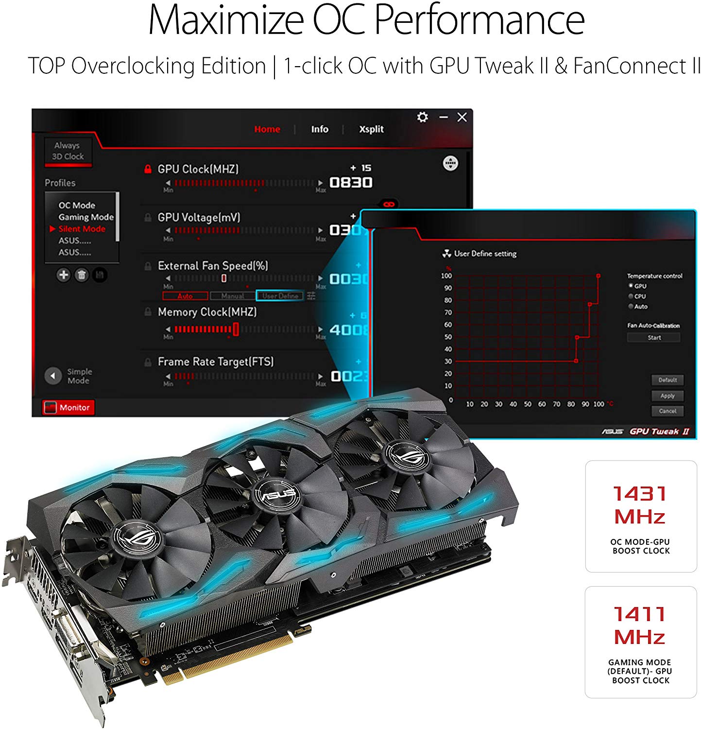 کارت گرافیک ایسوس مدل ROG-STRIX-RX580-T8G-GAMING