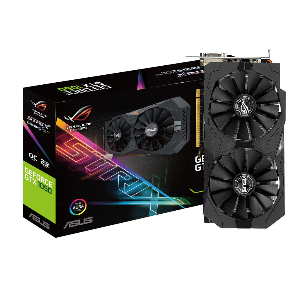 کارت گرافیک ایسوس مدل ROG STRIX-GTX1050-2G-GAMING