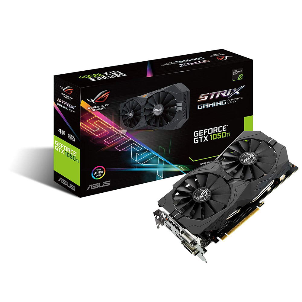 کارت گرافیک ایسوس مدل ROG STRIX-GTX1050TI-4G-GAMING