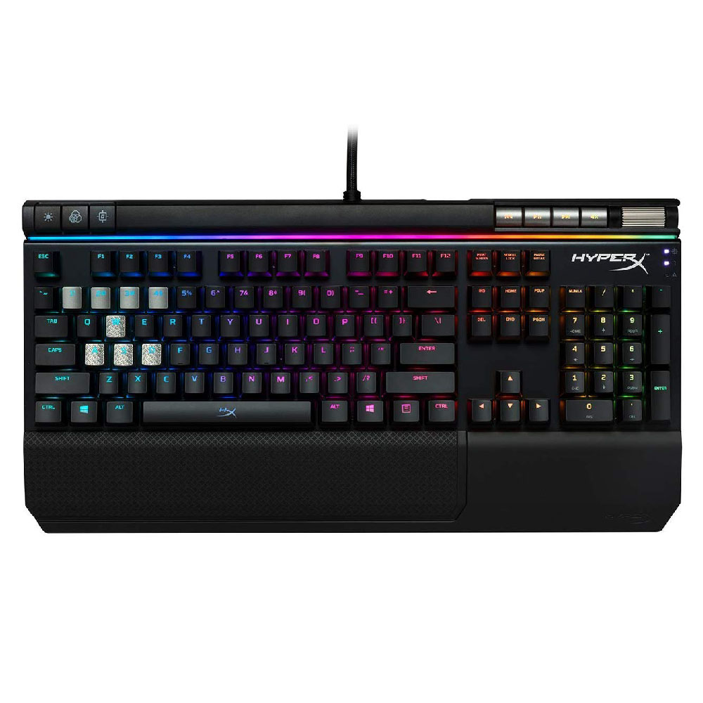 کیبورد گیمینگ باسیم هایپرایکس مدل Alloy Elite RGB