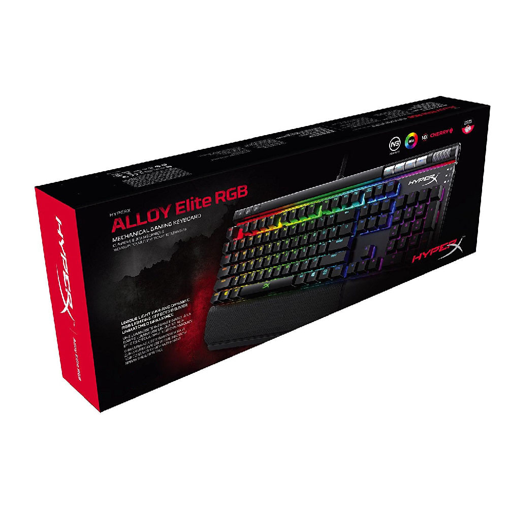 کیبورد گیمینگ باسیم هایپرایکس مدل Alloy Elite RGB