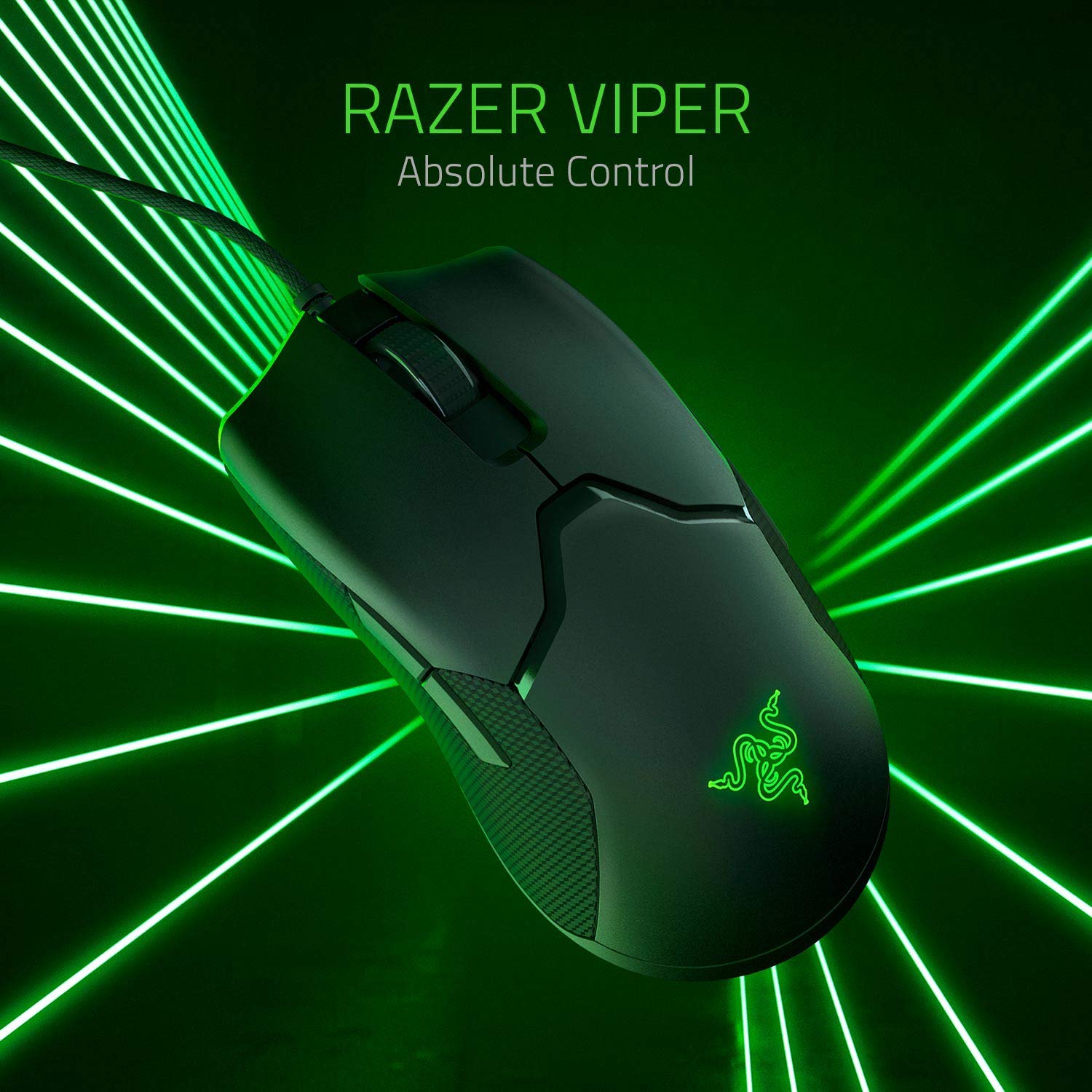 ماوس گیمینگ باسیم ریزر مدل Viper Ultralight Ambidextrous