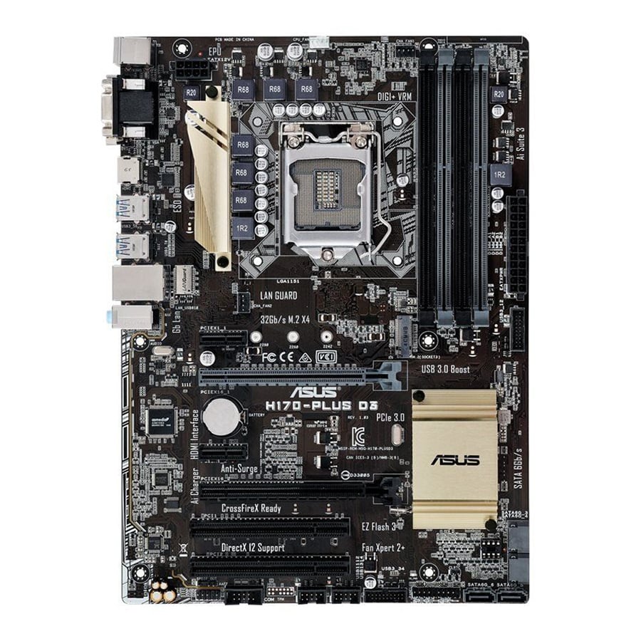 Asus h170 best sale plus