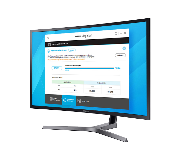 برنامه Samsung Magician SSD 860 PRO