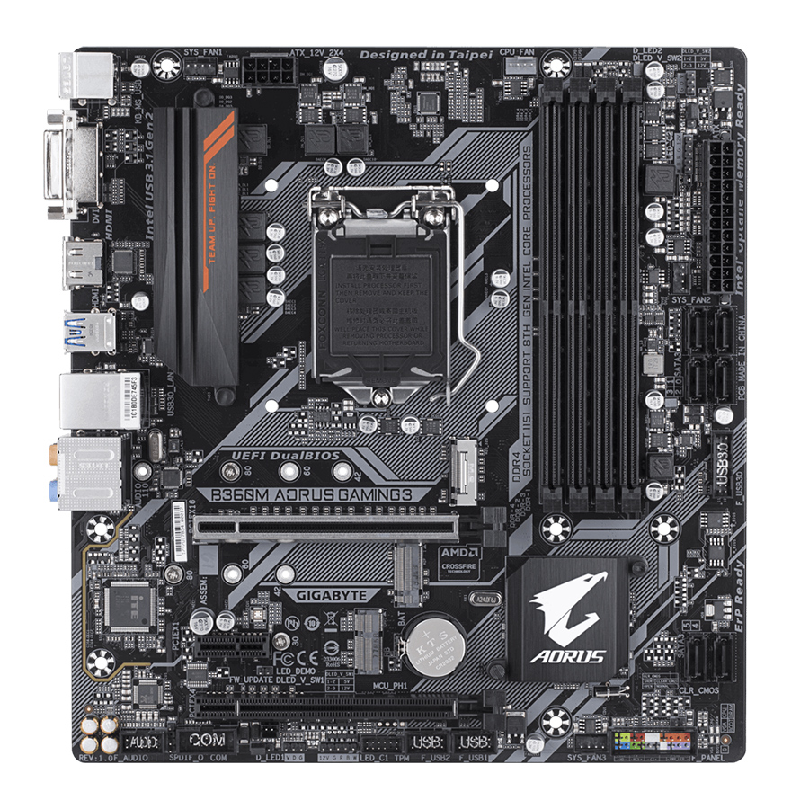 مادربرد گیمینگ گیگابایت مدل B360M AORUS GAMING 3