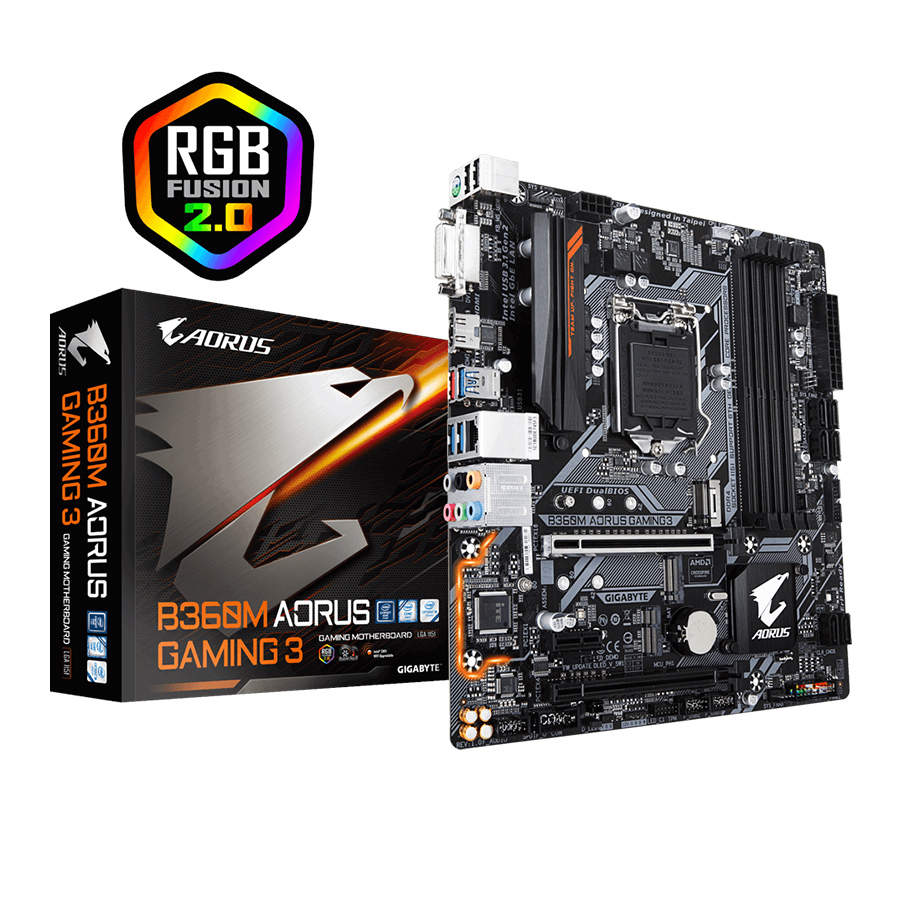 مادربرد گیمینگ گیگابایت مدل B360M AORUS GAMING 3