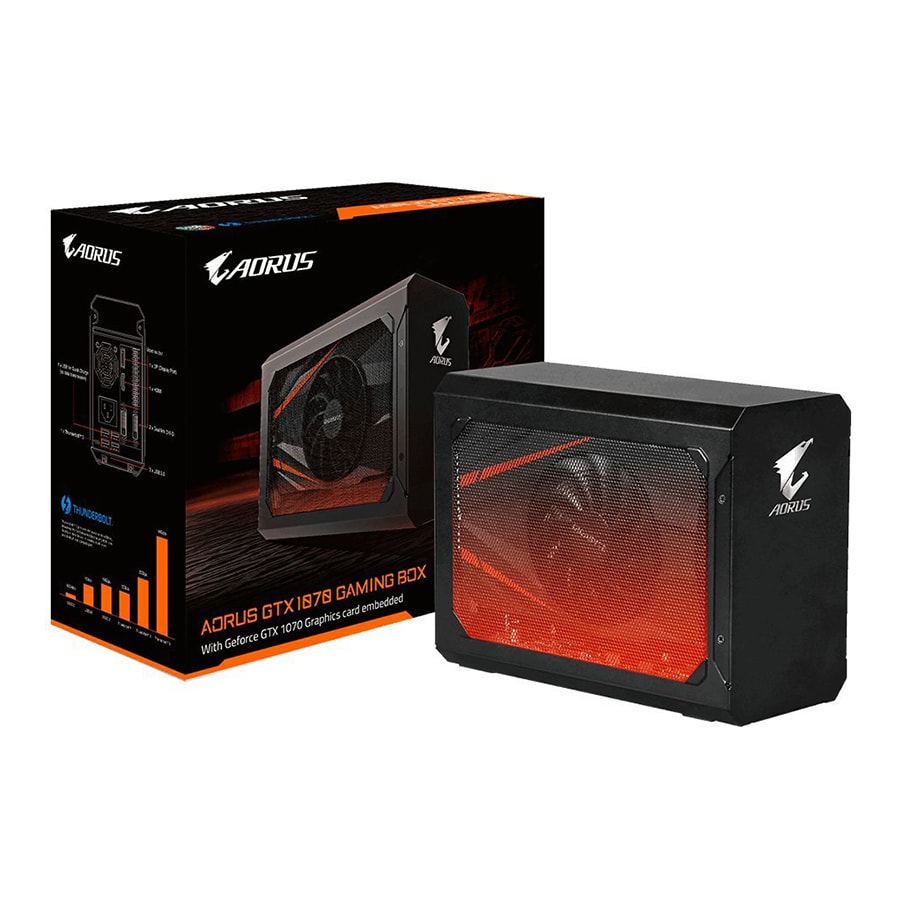 کارت گرافیک اکسترنال گیگابایت مدل AORUS GTX 1070 GAMING BOX