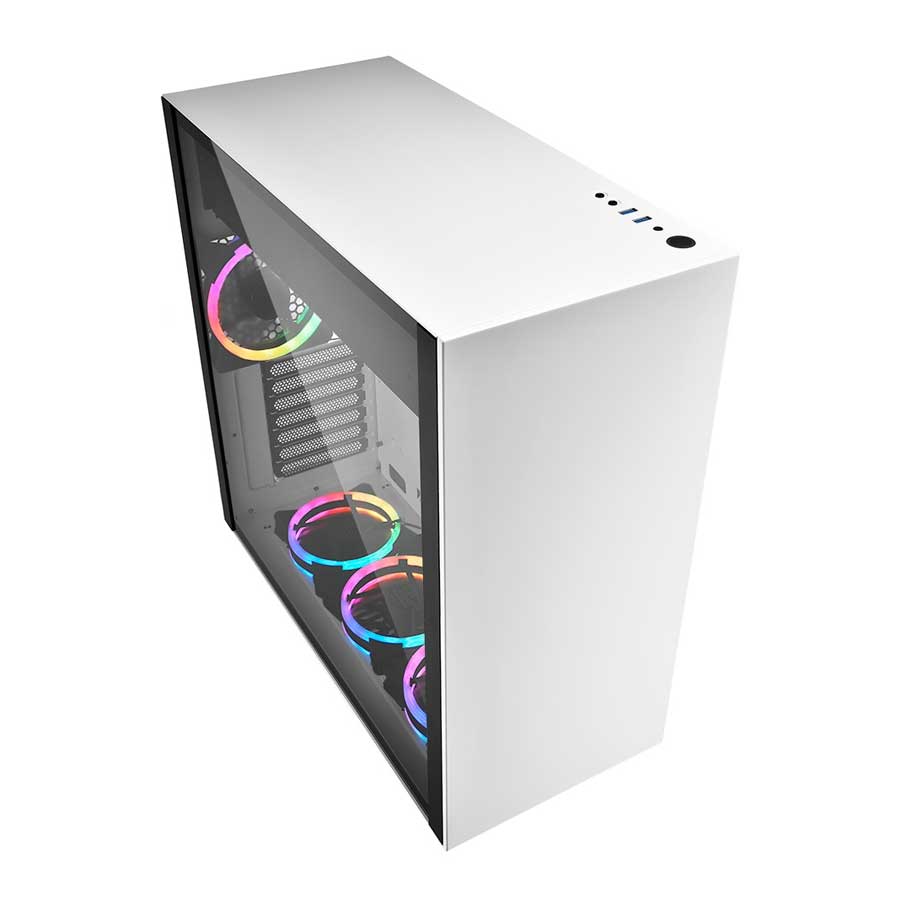 کیس شارکن مدل PURE STEEL RGB WHITE