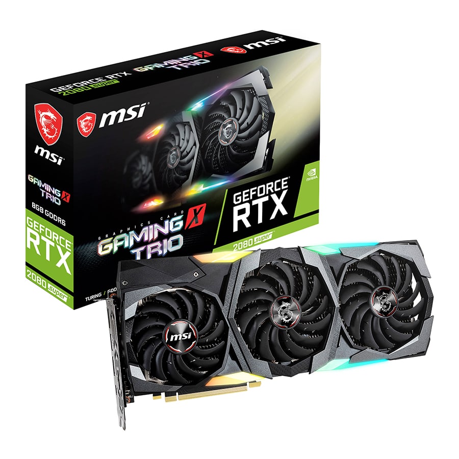 کارت گرافیک ام اس آی مدل RTX 2080 SUPER GAMING X TRIO