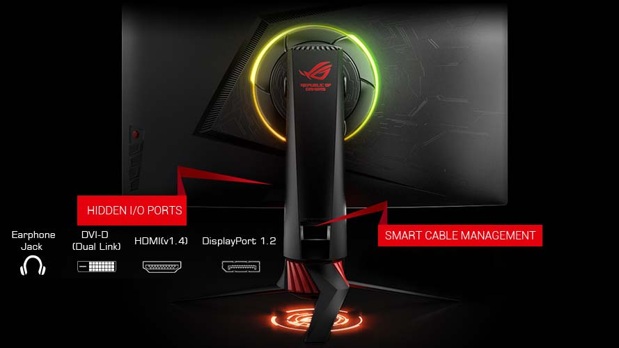 اتصالات مانیتور ایسوس ROG STRIX