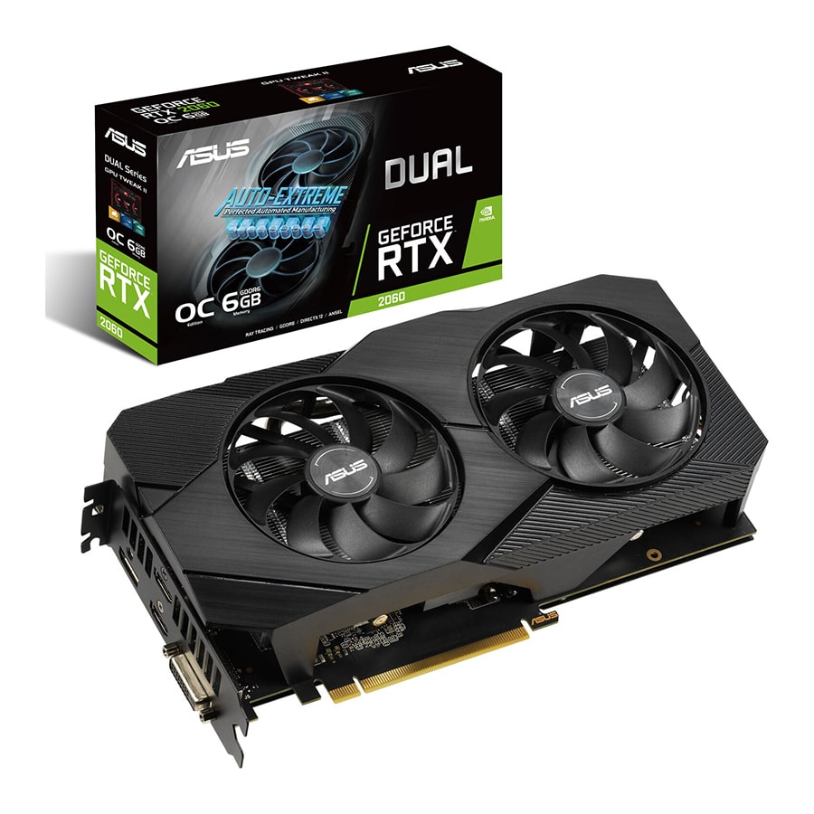 کارت گرافیک ایسوس مدل DUAL-RTX2060-O6G-EVO