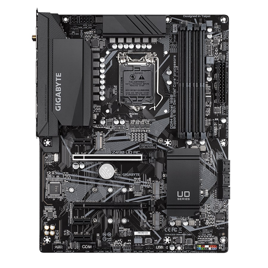 مادربرد گیمینگ گیگابایت مدل Z490 UD AC