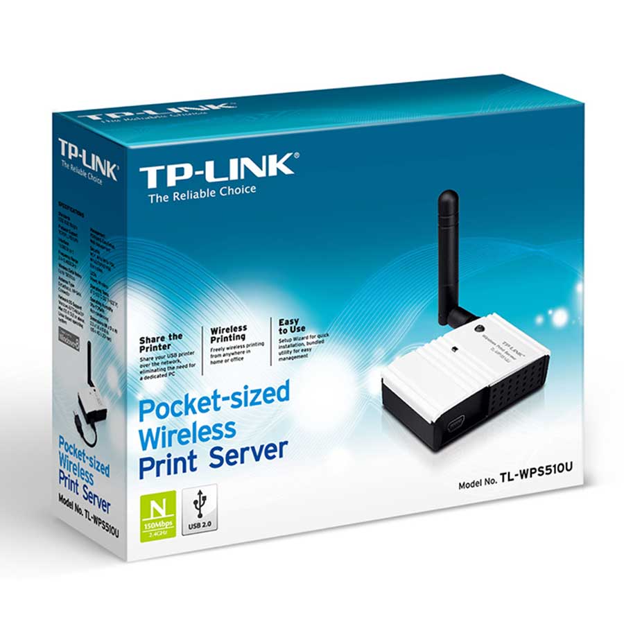پرینت سرور بیسیم تی پی لینک مدل TL-WPS510U