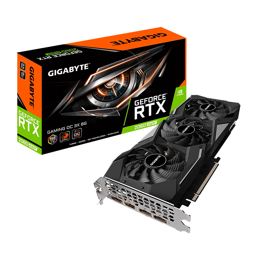 کارت گرافیک گیگابایت مدل GeForce RTX 2060 SUPER GAMING OC 3X 8G