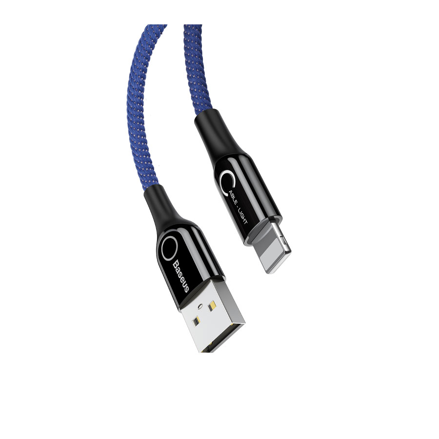 کابل تبدیل USB به Lightning باسئوس مدل C-Shaped