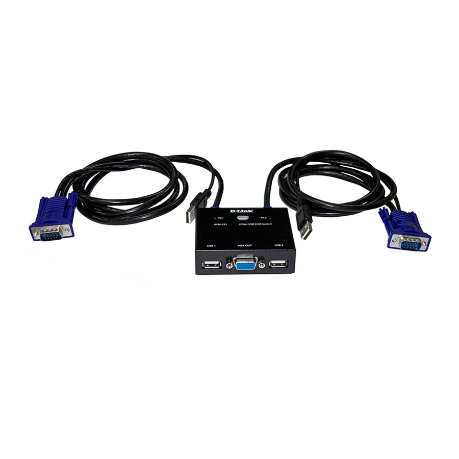 سوییچ 2 پورت KVM USB دی لینک مدل DKVM‑222