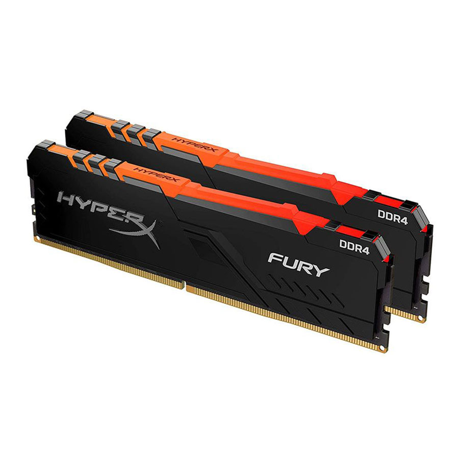 رم کینگستون HyperX FURY RGB 16GB 8GBx2 3000MHz CL15