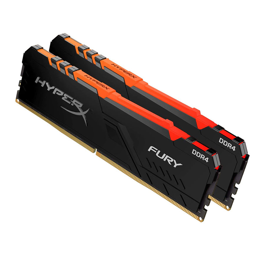 رم کینگستون HyperX FURY RGB 32GB 16GBx2 3200MHz CL16