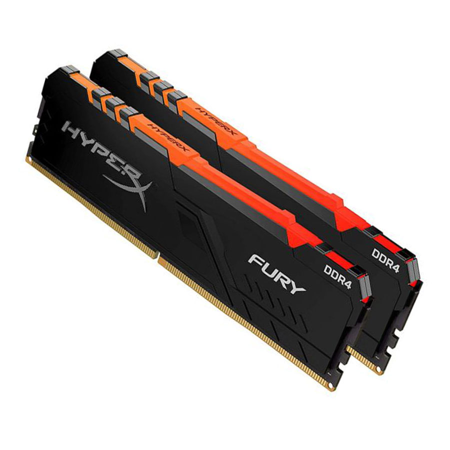 رم کینگستون HyperX FURY RGB 64GB 32GBx2 3000MHz CL16