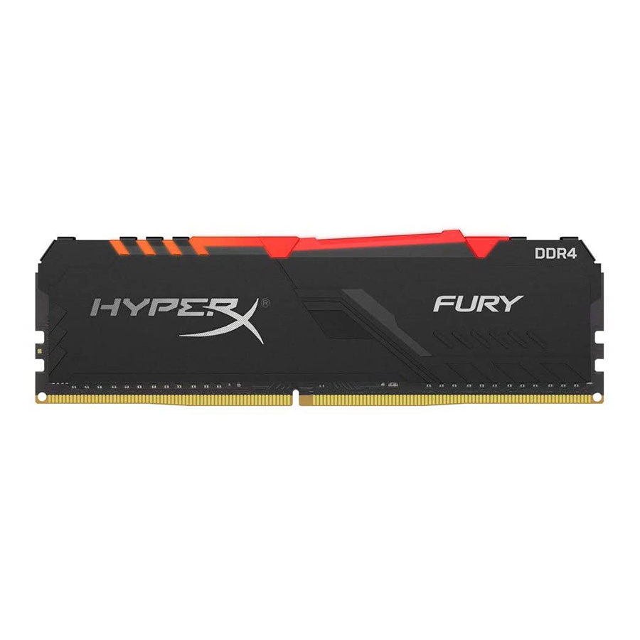 رم کینگستون HyperX FURY RGB 8GB 3000MHz CL15