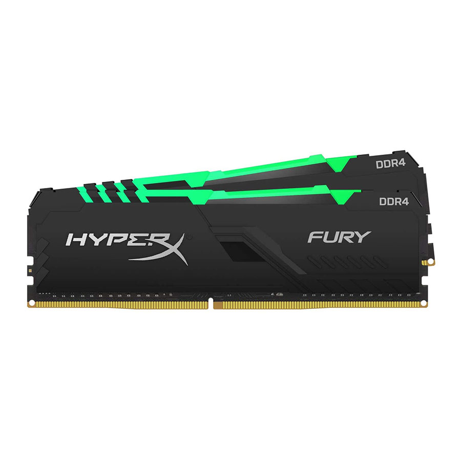 رم کینگستون HyperX FURY RGB 16GB 8GBx2 2666MHz CL16