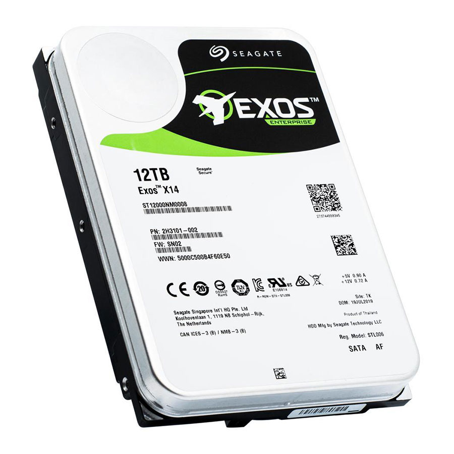 هارد اینترنال 12 ترابایت سیگیت مدل Exos X14 ST12000NM0008