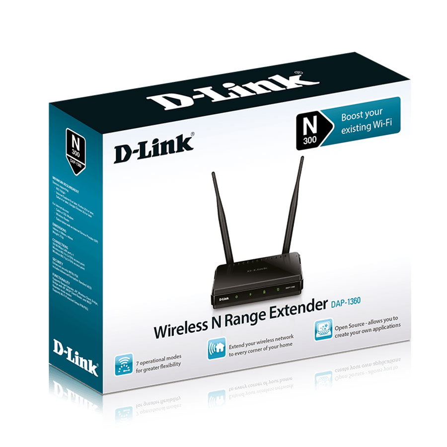 گسترش دهنده بیسیم 300Mbps دی لینک مدل DAP-1360