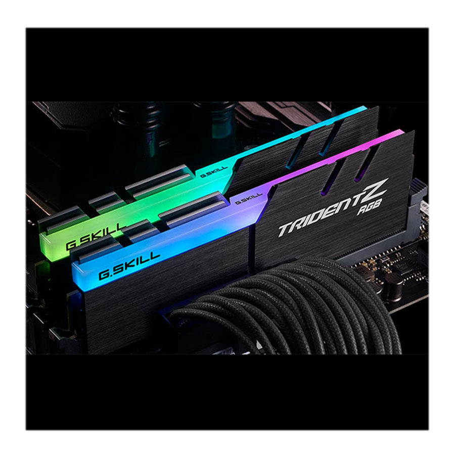 رم جی اسکیل مدل Trident Z RGB DDR4 3200MHz CL16 16GB DUAL