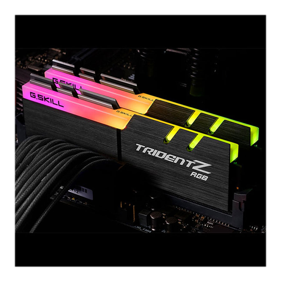 رم جی اسکیل مدل Trident Z RGB DDR4 3200MHz CL16 16GB DUAL