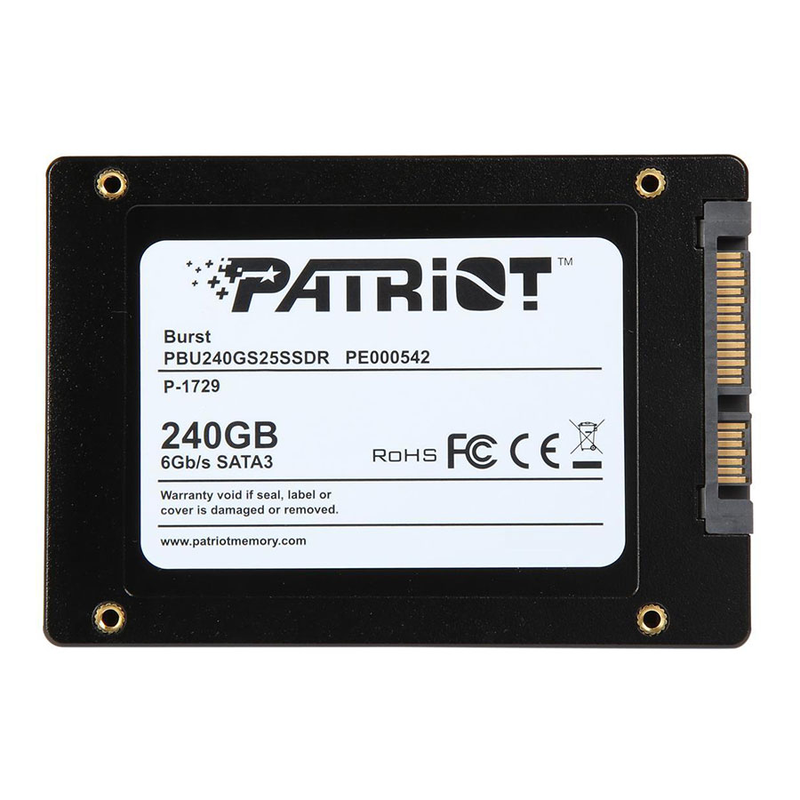 اس اس دی 240 گیگابایت پاتریوت مدل Burst 2.5 SATA III