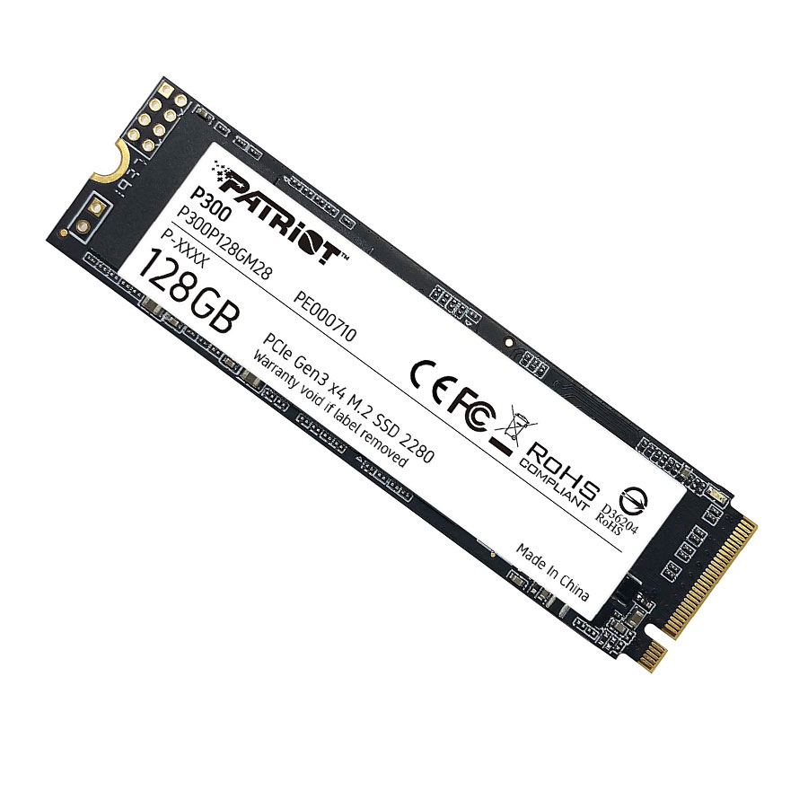 اس اس دی 128 گیگابایت پاتریوت مدل P300 M.2 PCIe Gen 3 x4