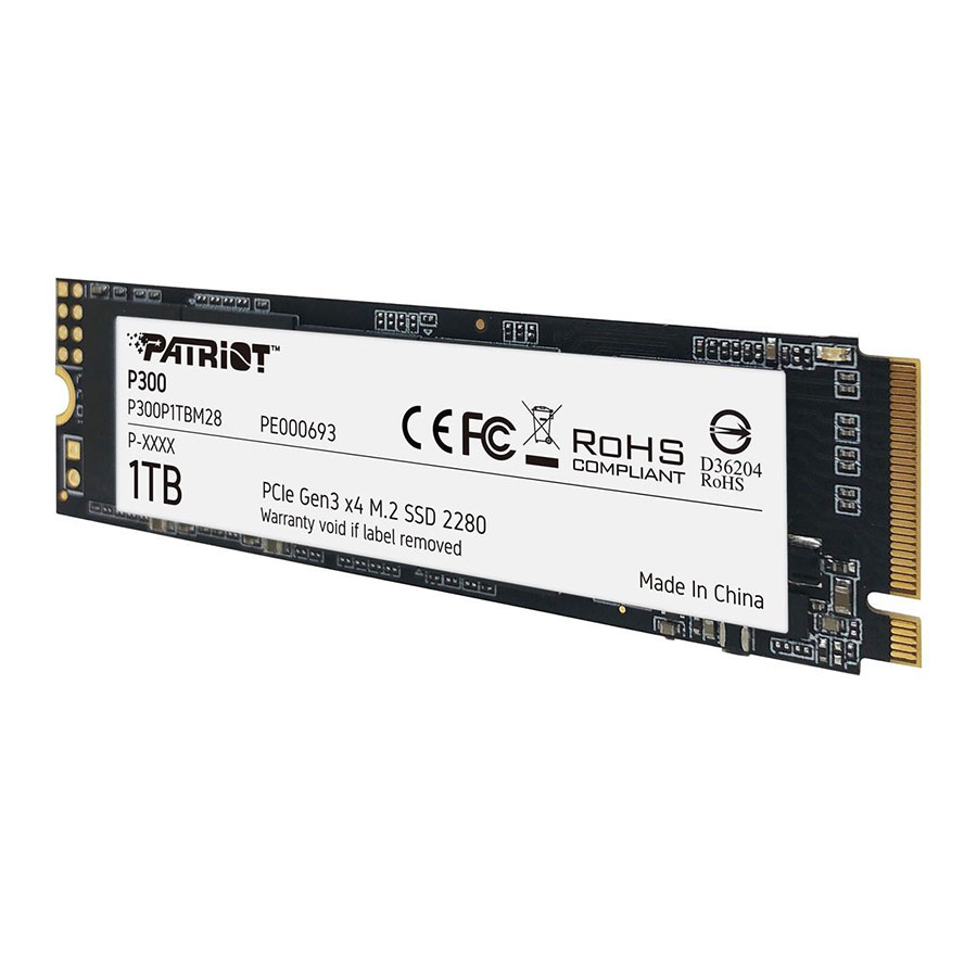 اس اس دی 1 ترابایت پاتریوت مدل P300 M.2 PCIe Gen 3 x4