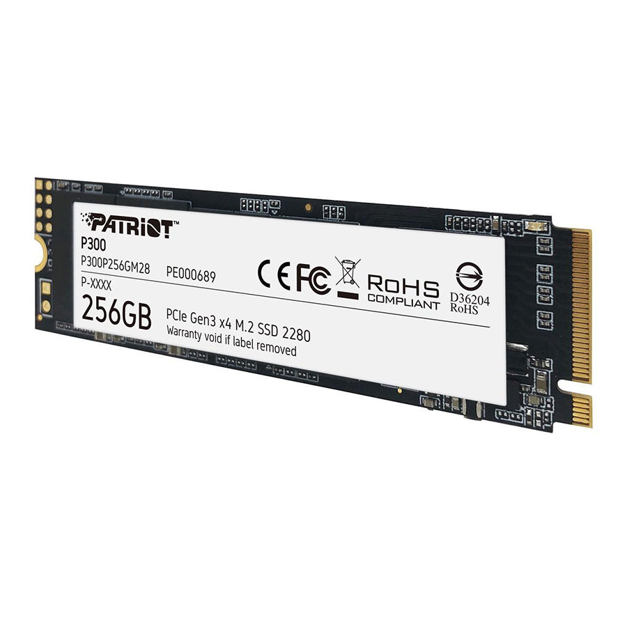 اس اس دی 256 گیگابایت پاتریوت مدل P300 M.2 PCIe Gen 3 x4