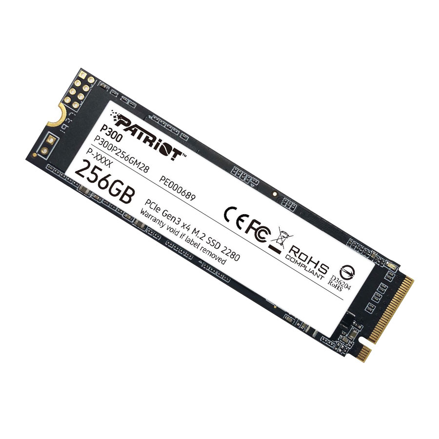 اس اس دی 256 گیگابایت پاتریوت مدل P300 M.2 PCIe Gen 3 x4