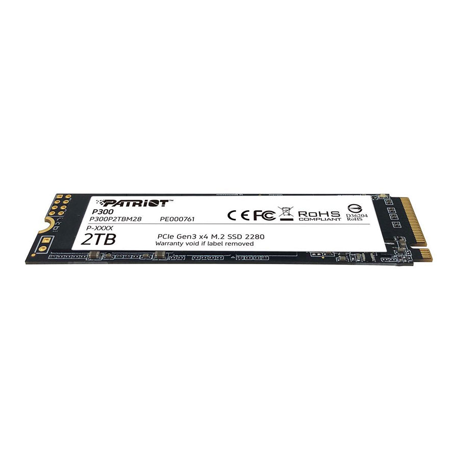 اس اس دی 2 ترابایت پاتریوت مدل P300 M.2 PCIe Gen 3 x4