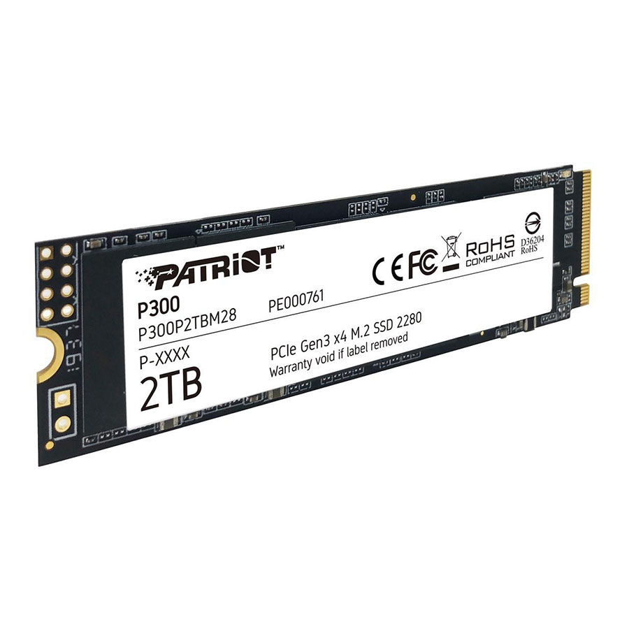 اس اس دی 2 ترابایت پاتریوت مدل P300 M.2 PCIe Gen 3 x4