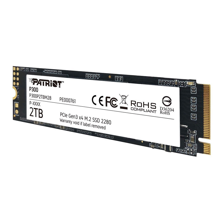 اس اس دی 2 ترابایت پاتریوت مدل P300 M.2 PCIe Gen 3 x4