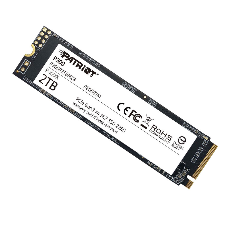 اس اس دی 2 ترابایت پاتریوت مدل P300 M.2 PCIe Gen 3 x4