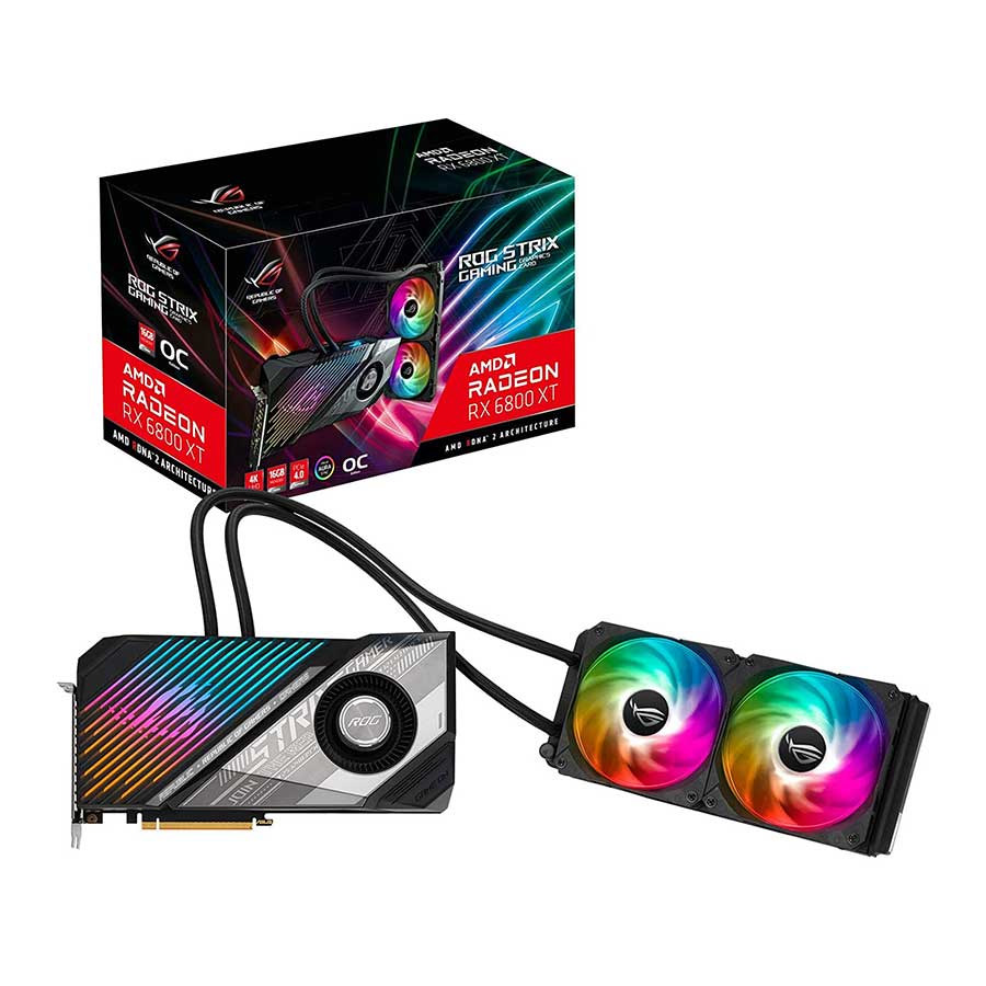 کارت گرافیک ایسوس مدل ROG-STRIX-LC-RX6800XT-O16G-GAMING