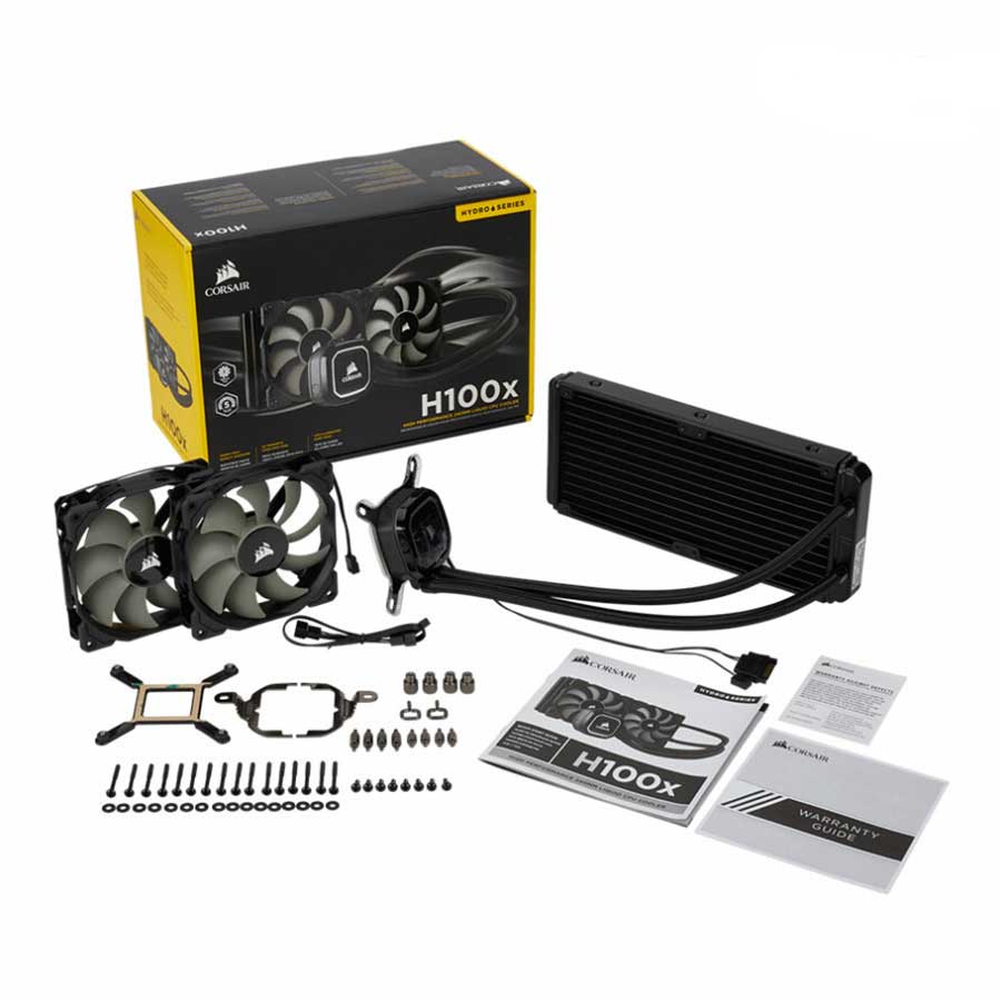 خنک کننده مایع پردازنده کورسیر مدل Hydro Series H100x