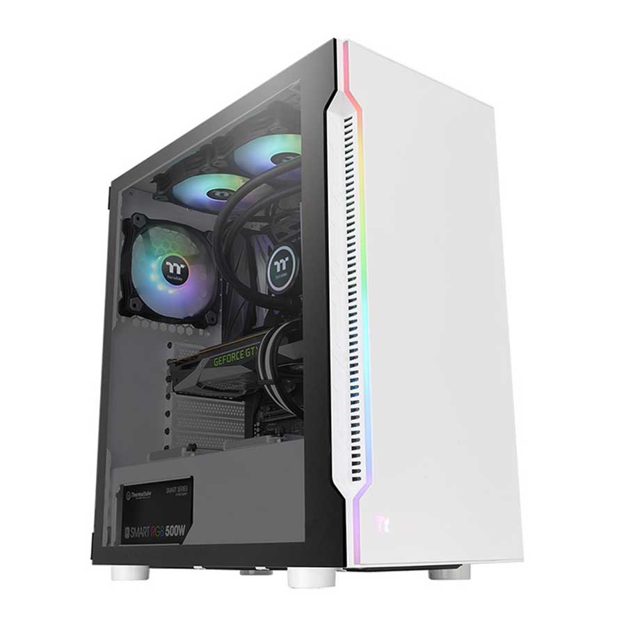 کیس کامپیوتر ترمالتیک مدل H200 TG Snow RGB