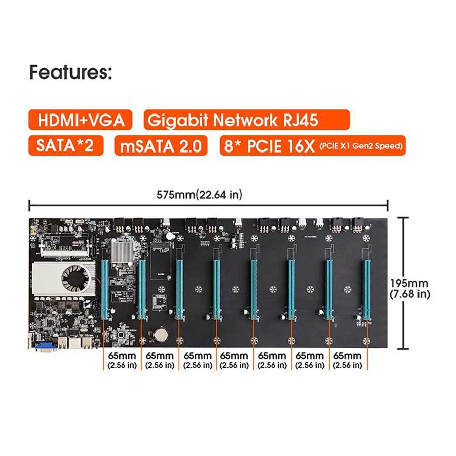 مادربرد ماینینگ مدل MEG Pro BTC-S37