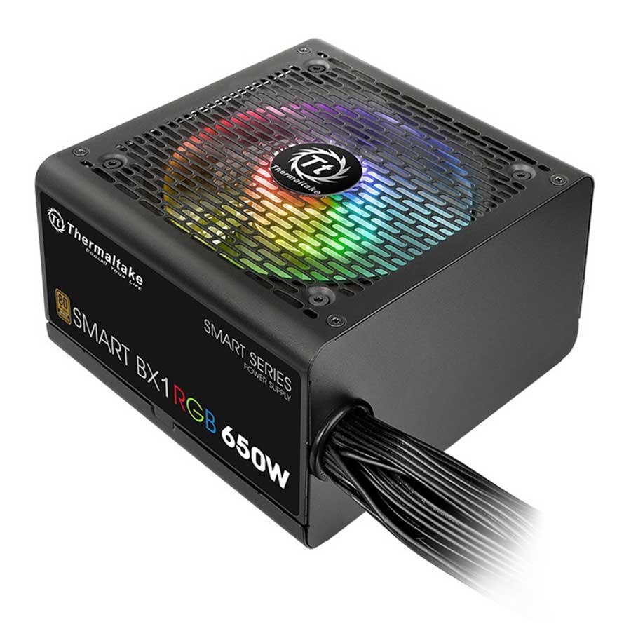 پاور کامپیوتر 650 وات ترمالتیک مدل Smart BX1 RGB