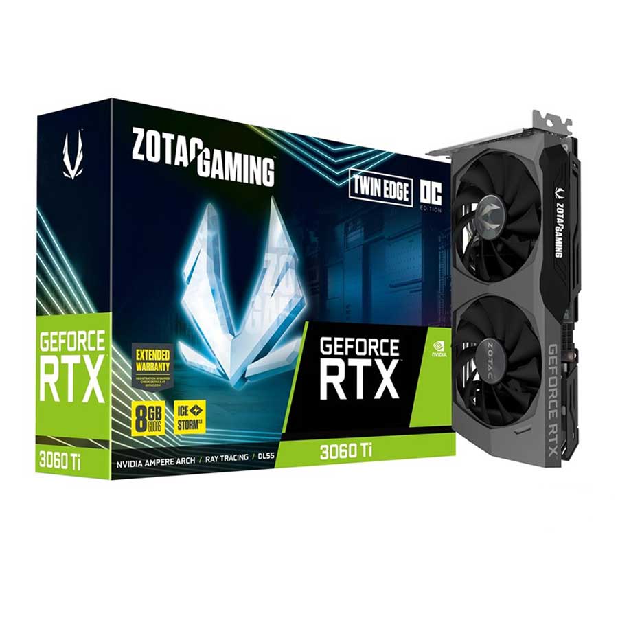 کارت گرافیک زوتاک GAMING GeForce RTX3060 Ti Twin Edge OC