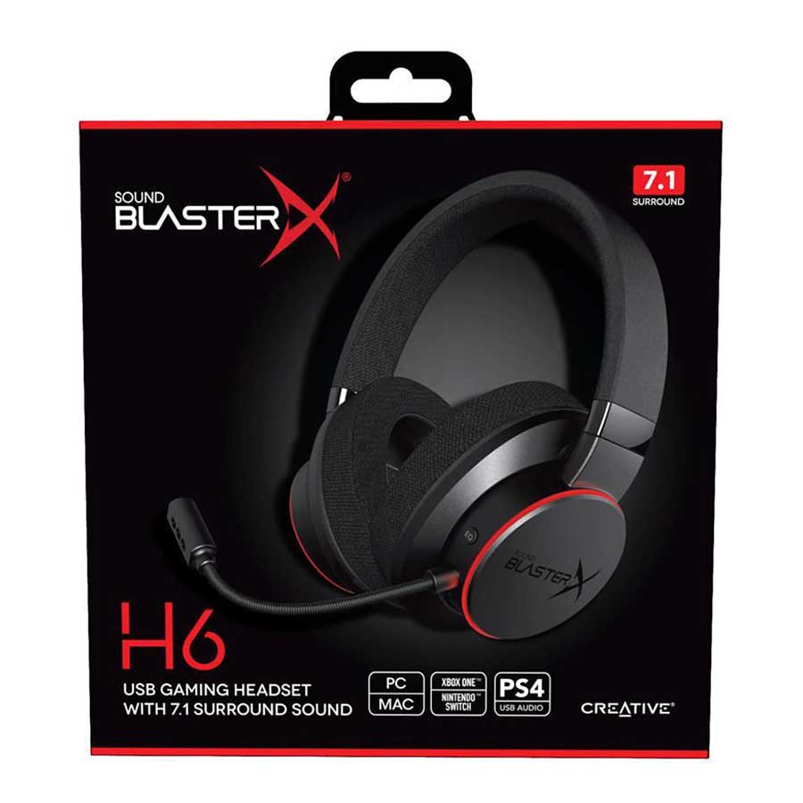 هدست گیمینگ باسیم کریتیو مدل BLASTERX H6