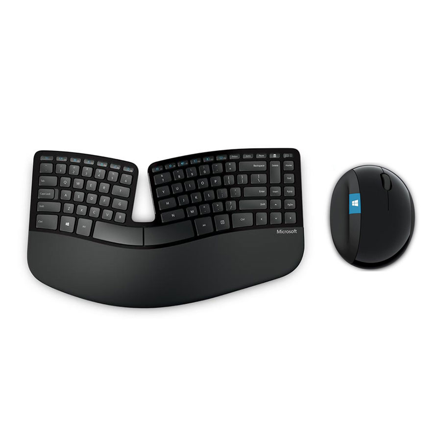 کیبورد و ماوس بیسیم مایکروسافت مدل Sculpt Ergonomic Desktop